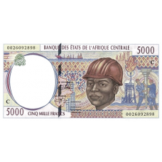 P104Cf Congo Republic - 5000 Francs Year 2000 P104Cf Congo Republic - 5000 Francs Year 2000